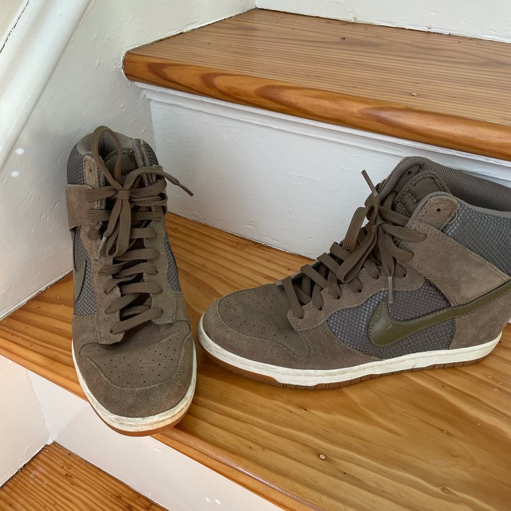 Nike wedge high tops